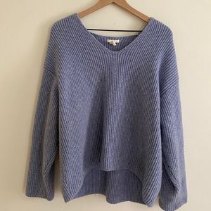 Knit Periwinkle Blue Sweater